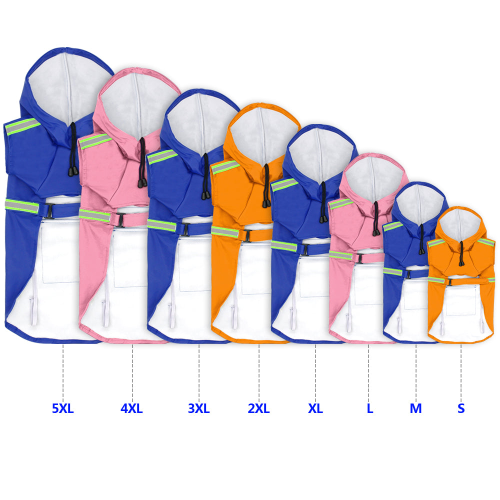 Chubasquero Reflectante para Perros con Capucha – vista 4 | Pawformance