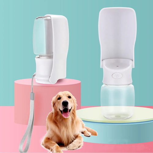 Botella de Agua Portátil Plegable para Perros