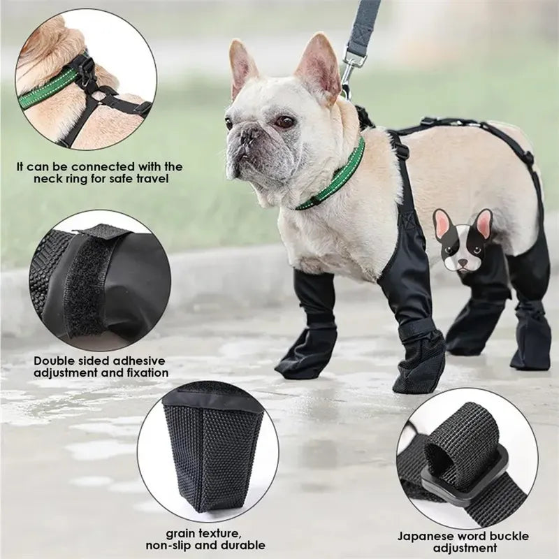 Botas Impermeables para Perros - Set de 4 Talla M