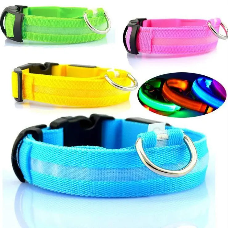 Collar LED para Perros - Seguridad y Visibilidad Nocturna