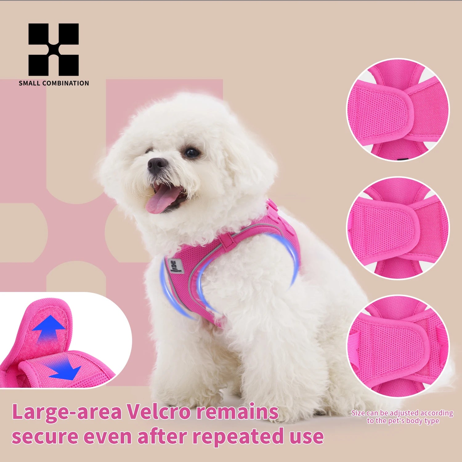 Set Arnés + Correa para Perros | Reflectante y Ajustable