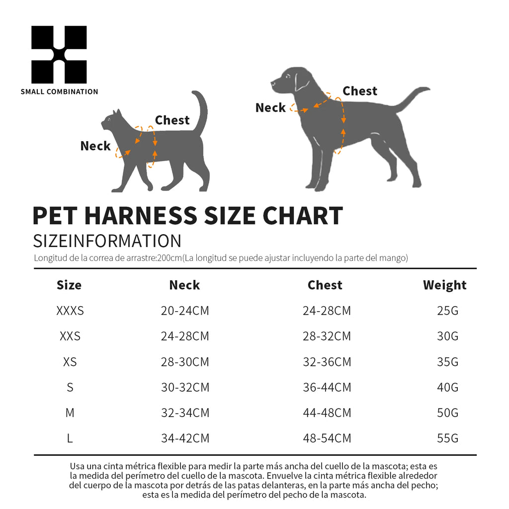 Set Arnés + Correa para Perros | Reflectante y Ajustable