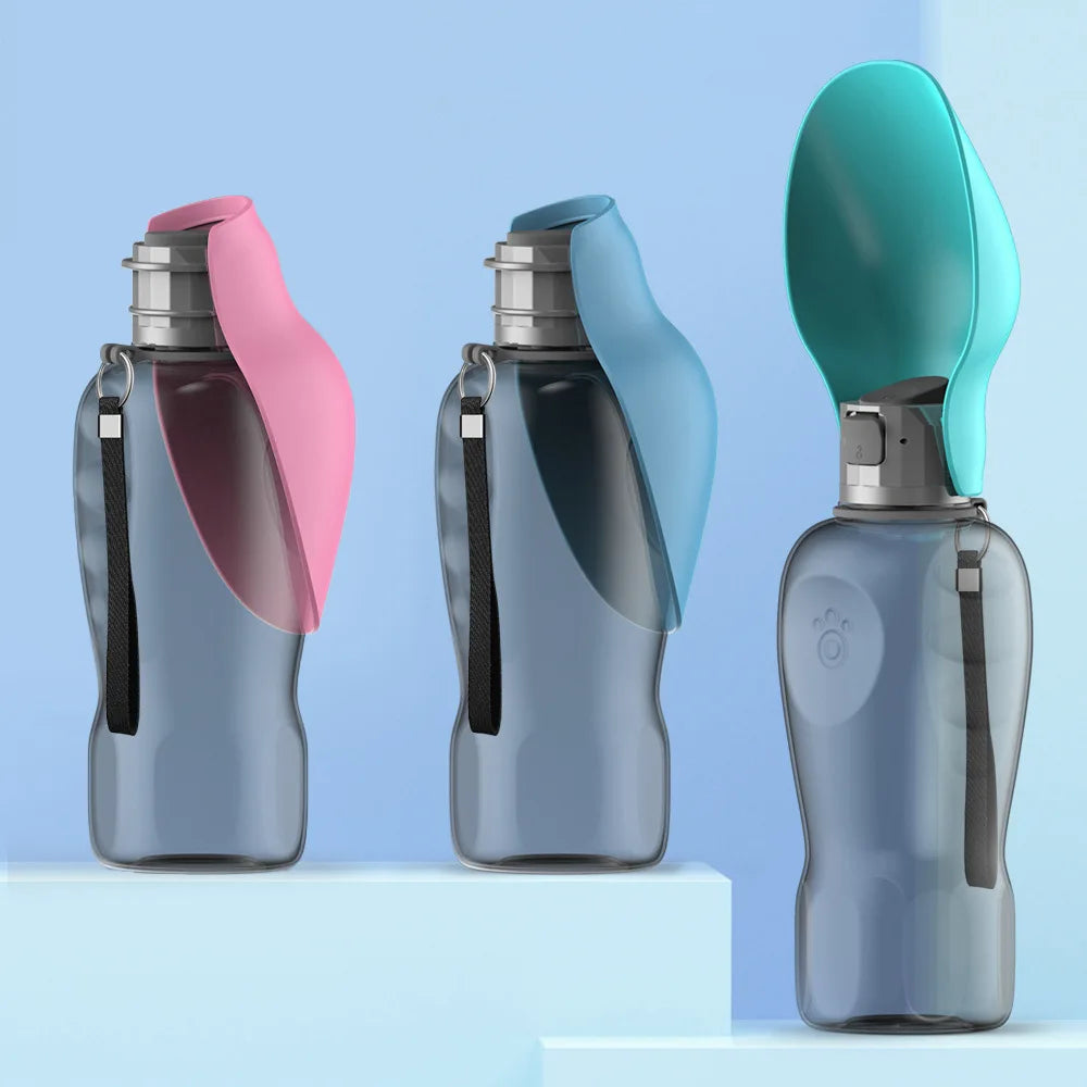 Botella de Agua Plegable para Perros | Diseño Hoja Portátil