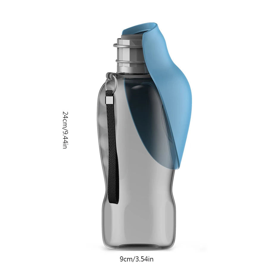 Botella de Agua Plegable para Perros | Diseño Hoja Portátil