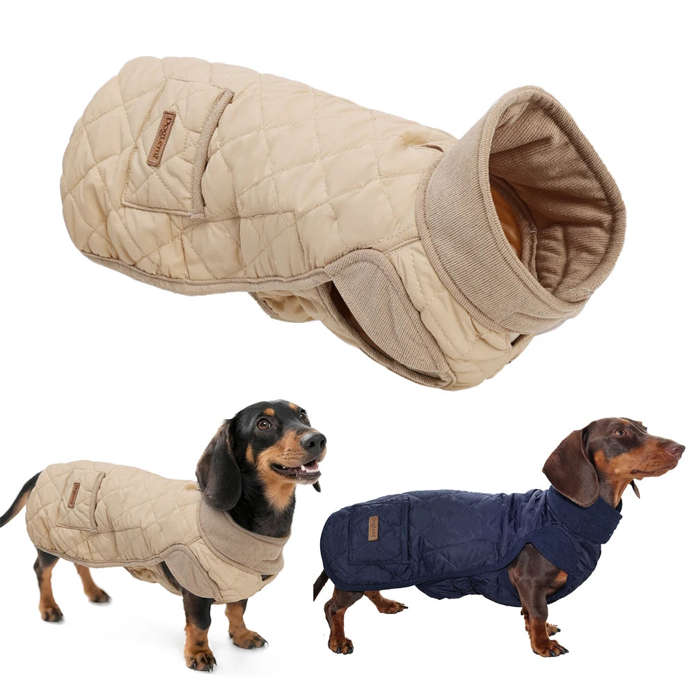 Chaqueta Otoño-Invierno para Perros Salchicha | Impermeable y Cálida