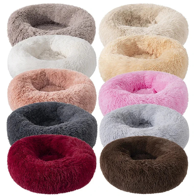 Cama Donut Calming para Perros y Gatos | Cama Relajante Súper Suave