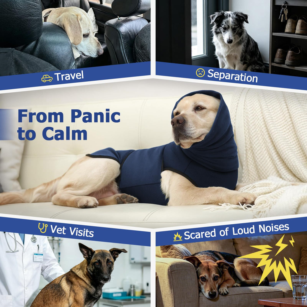 Camiseta Anti-Ansiedad para Perros – vista 8 | Pawformance